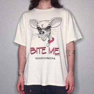 Vintage BITE ME t shirt